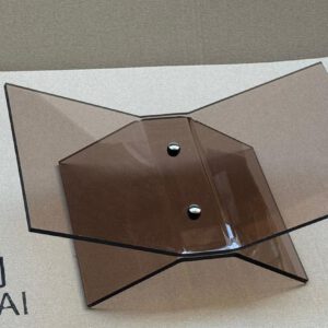 Boekenstandaard Plexi rookglas