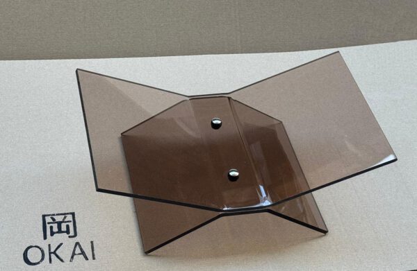 Boekenstandaard Plexi rookglas
