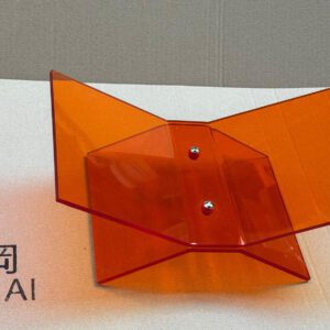 Boekenstandaard Plexi Oranje